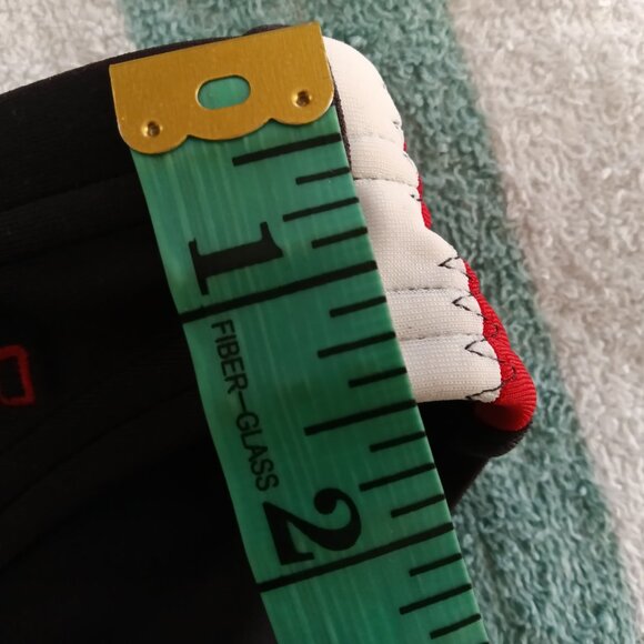 (*) VINTAGE 1 1/2" SPEEDO, DARK NAVY, W/ RED & WHITE SIDES, SIZE 31" (Pre-Owned) - Picture 5 of 10